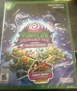 Xbox series X or Xbox one Teenage Mutant Ninja Turtles splintered fate, Deluxe Edition