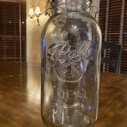 Vintage 2 Gallon Ball Ideal Mason Jar