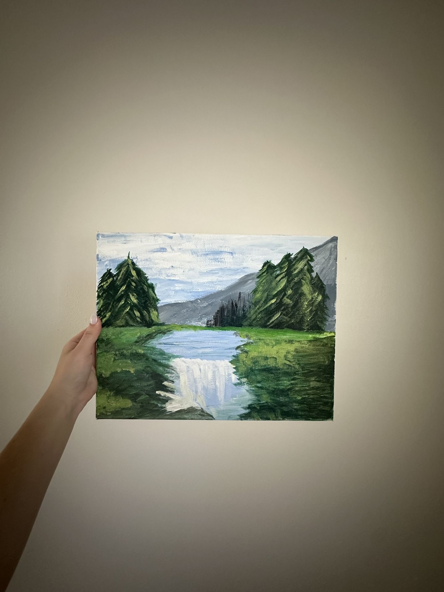 Acrylic Painting Of Nature