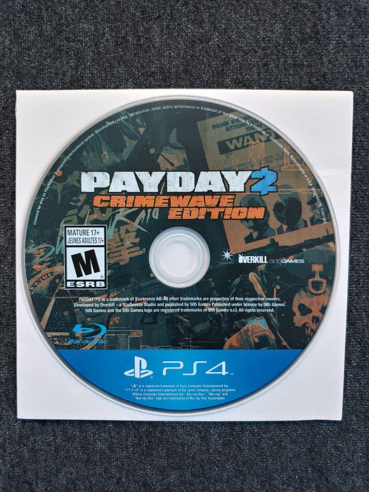 Payday 2 Edition for Sale Moreno Valley, CA - OfferUp