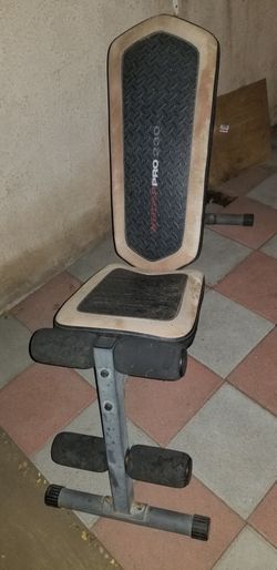 WEIDER PRO 230 EXERCISE WORKOUT BENCH.$ 30.00 OR Better Offer 