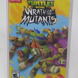 Brand New Sealed Teenage Mutant Ninja Turtles Arcade Wrath Of The Mutants Nintendo Switch Game
