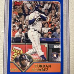 2023 Topps Archives - 243 Yordan Alvarez Houston Astros Baseball Card