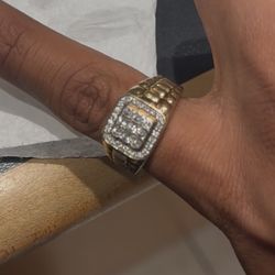 Rolex 10k Diamond Ring 