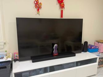 Samsung 4k smart tv and table stand