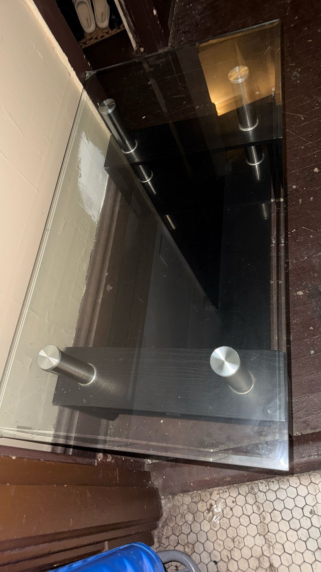 All Black And Glass Coffee Table!