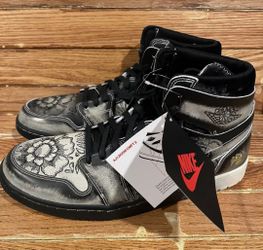 Nike Air Jordans Dia De Los Muertos