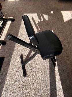 PYLE Drum Throne - Guitar Stool, Foldable & Portable Chair w/ Backrest & Footrest, Adjustable Music Stool