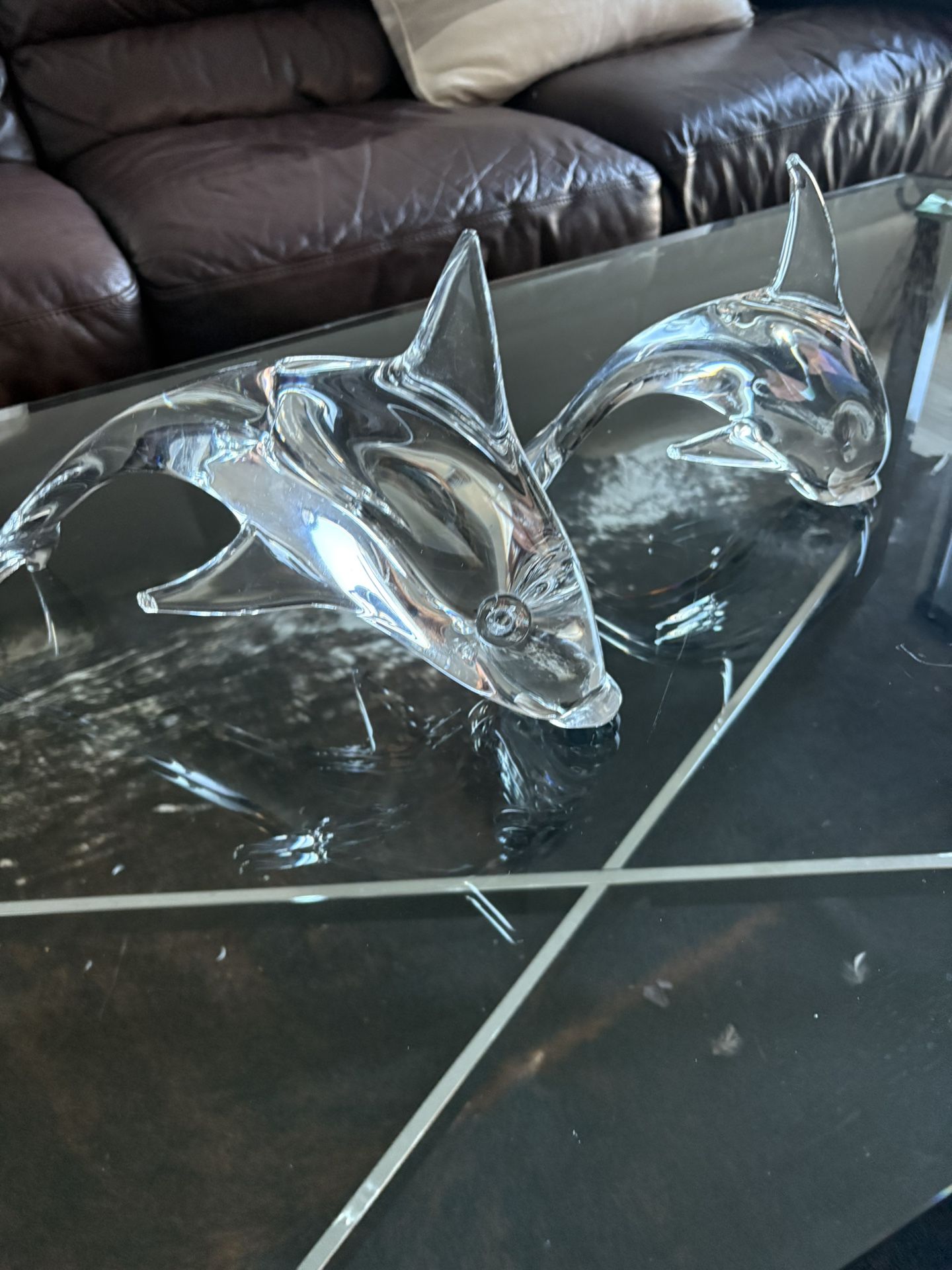 Large Crystal Dolphins (2)