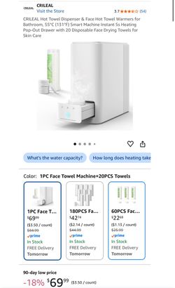 Warm wipe dispenser