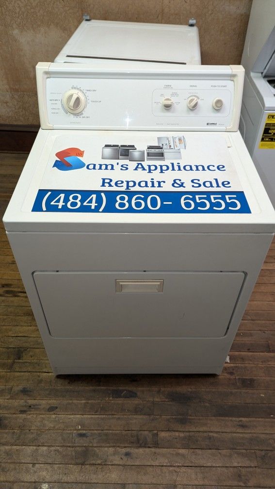 Kenmore Electric Dryer 60 Days Warranty.