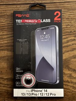 TEMPER GLASS  FOR IPHONES 14pro/13/13pro/12/12pro