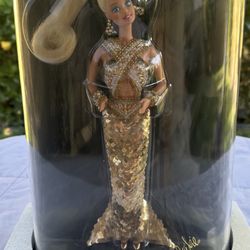 Bob Mackie Gold Barbie In Original Case
