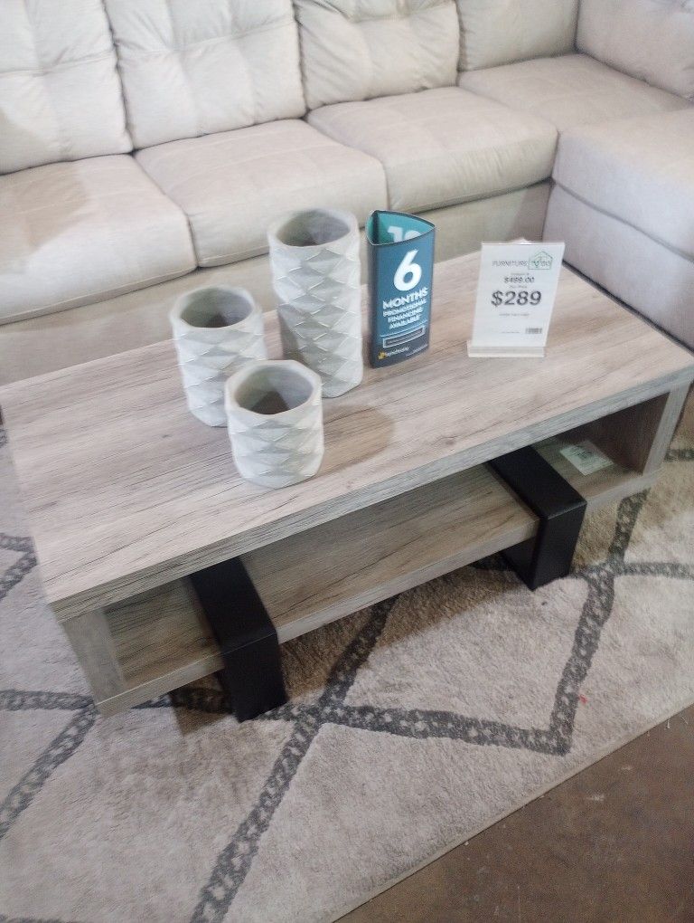 Rustic Oak Coffee Table