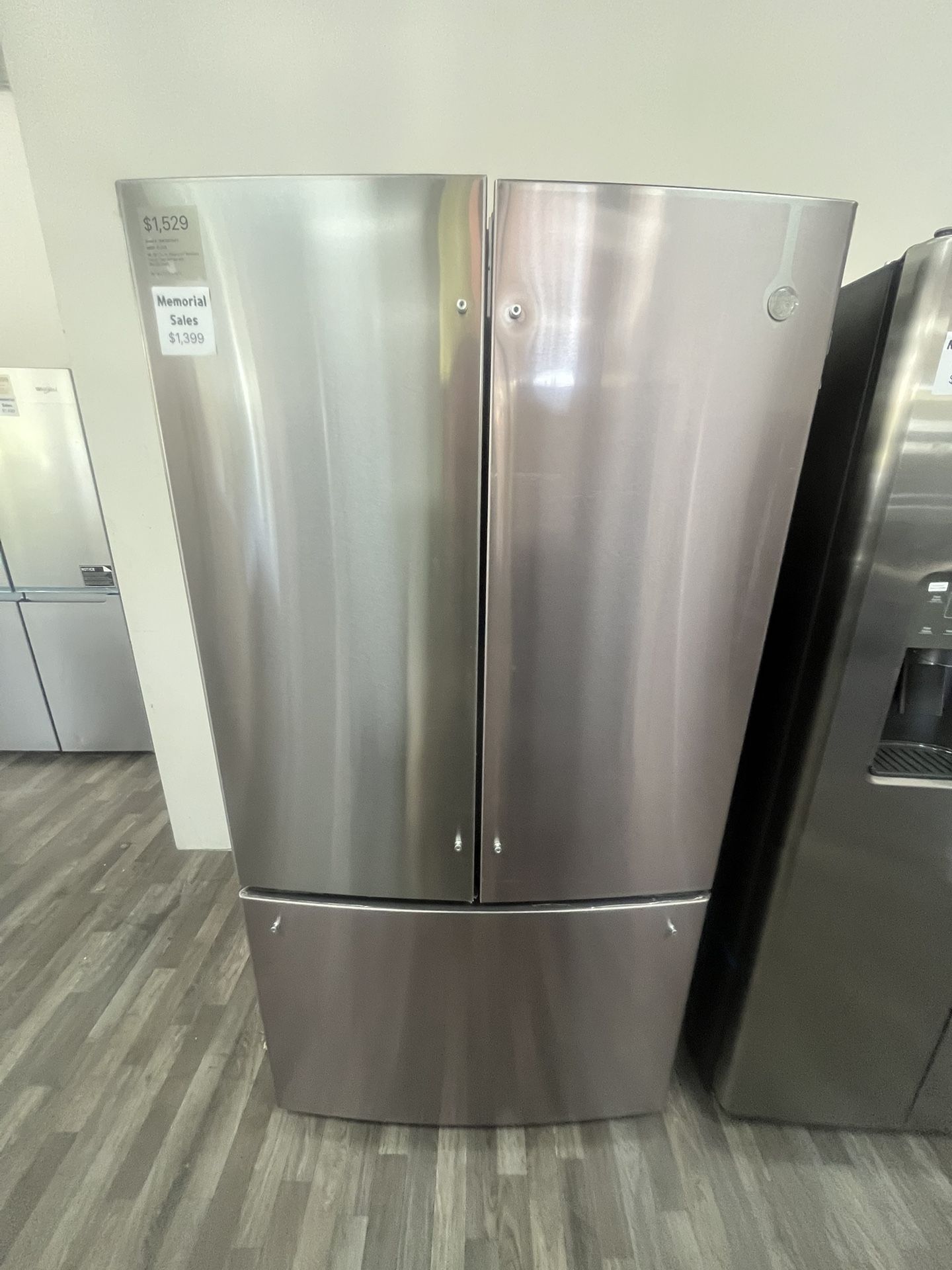 Now Only $1399 Through Memorial Day GE 28.7 Cu Ft French Door Refrigerator