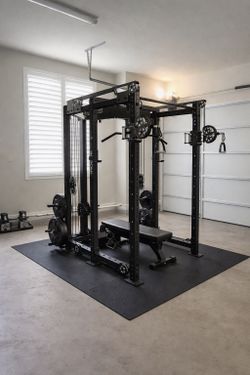 Rogue Monster Power Rack & Bench. 4/45 4/35