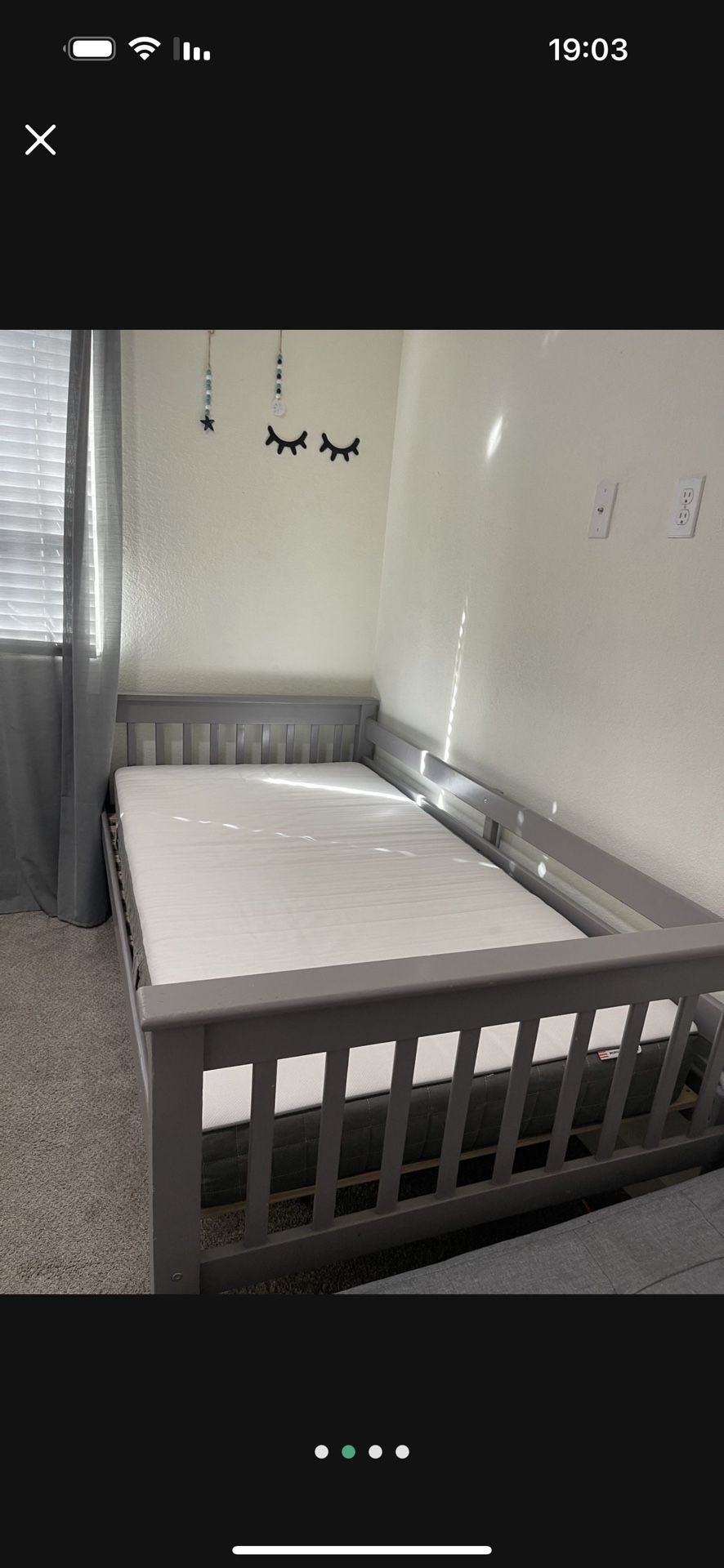 Twin Bed Frame( Not Including Mattress)