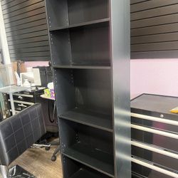 Black Bookshelves 