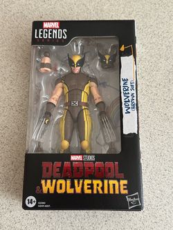 Marvel Legends Deadpool and Wolverine Brown Suit Wolverine Figure