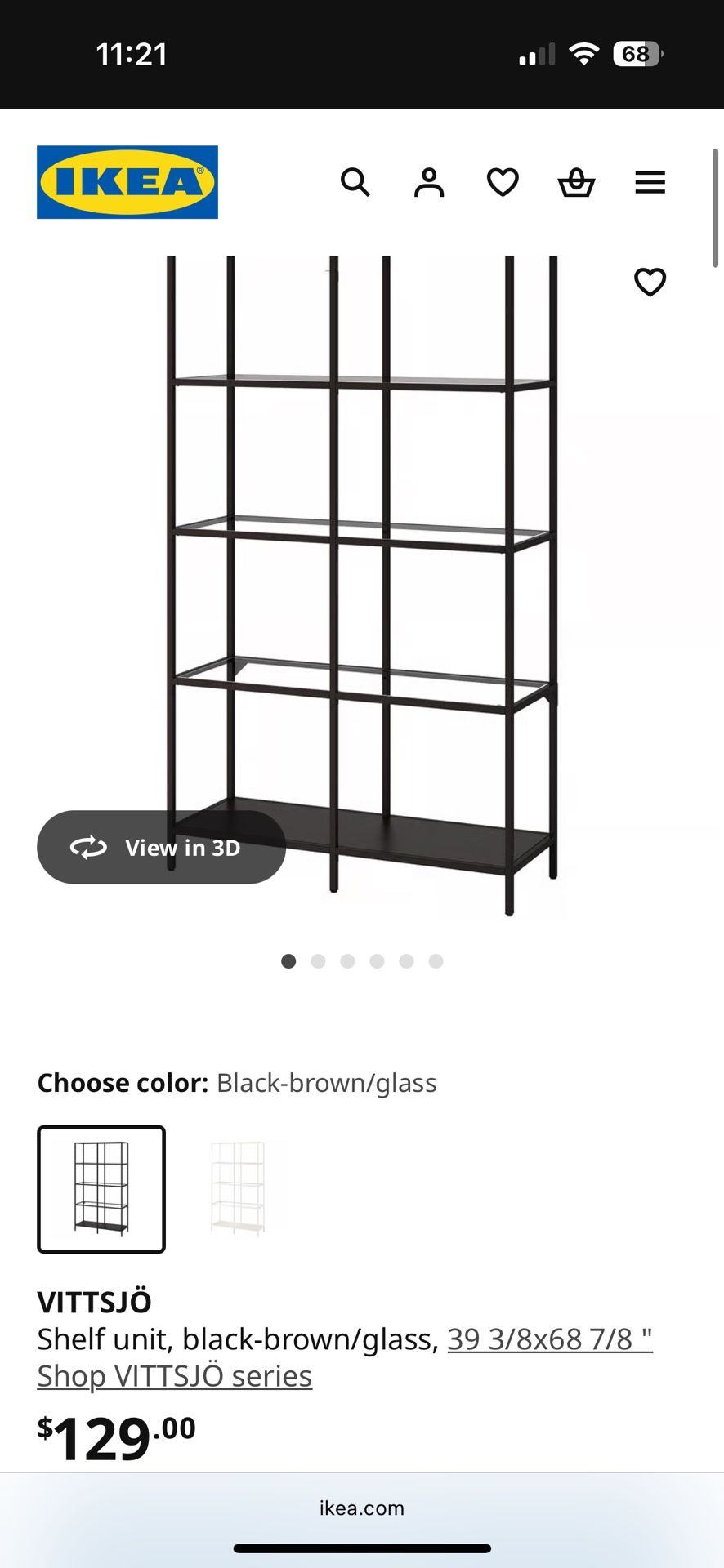 VITTSJÖ IKEA Display shelf