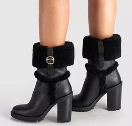 COACH NIB Harlie Bootie Black Size 7 NWT