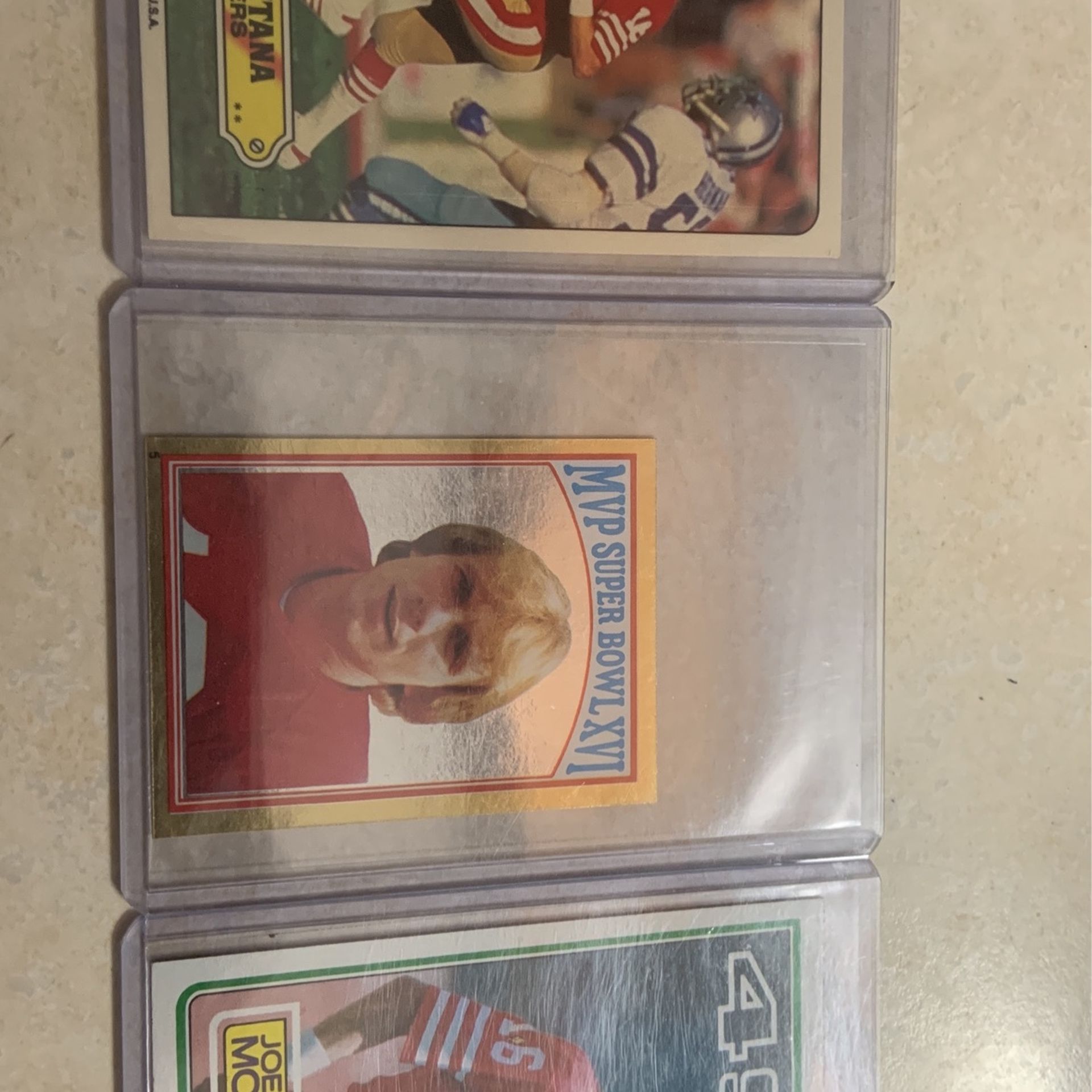 Joe Montana Card & Stickers