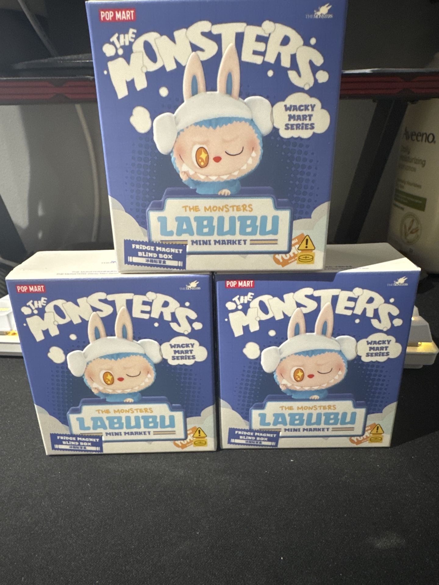 The Monsters Labubu Mini Market Fridge Magnet Blind Box 