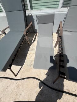 Cushions lounge  grey color 3 in total, $30