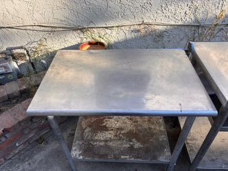 Commercial Stainless Steel Kitchen Prep Table