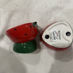 Strawberry Water Bowls 