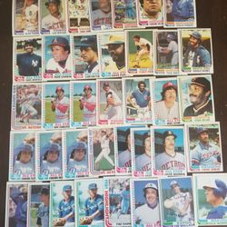 Huge Lot of 1982 Topps Baseball. ( 37 Cards).