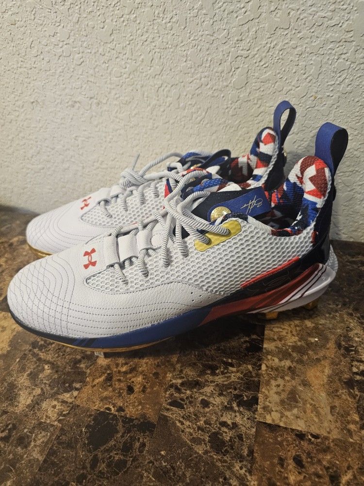 New Under Armour Harper 7 USA ST HOVR Baseball Cleats Men's Size 13
