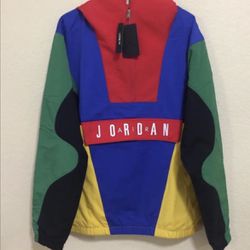 Nike Air Jordan Sport DNA Woven Hooded Jacket Mens Loose Fit Size M CD5728-480