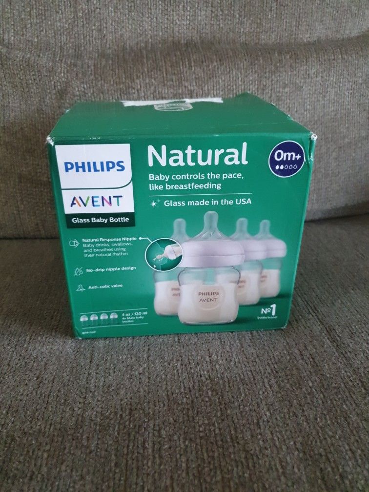 Philips Avent Glass Bottles 4oz 4pk