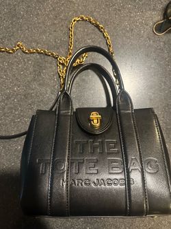 Marc Jacobs The Tote Bag Mini Black Leather