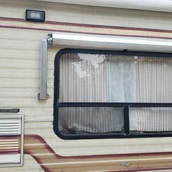 Rv Trailer Motorhome Window Shade Awning Srping Loaded Pull Down