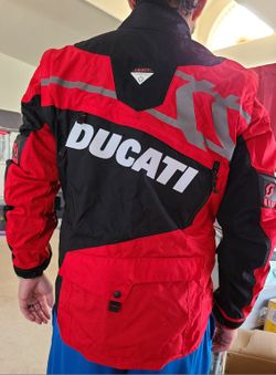 Ducati Scott Enduro Set Textile Jacket Tex Jacket & Protector Vest