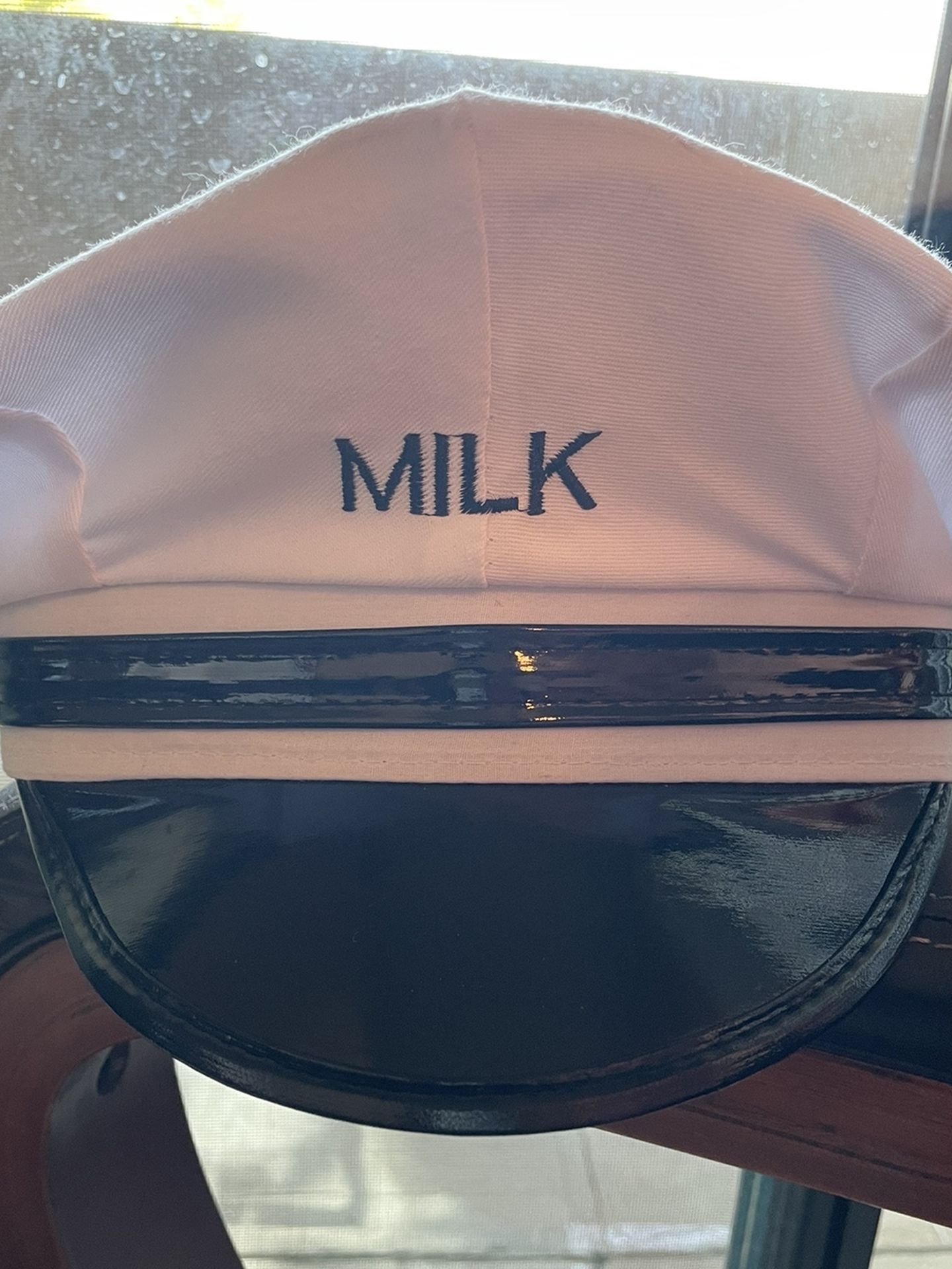 Halloween Costume Milk Man Hat