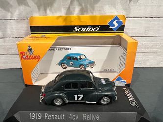 Solido 1:43 Renault 4CV Rallye #17 Tour de France 1954 Diecast w/ Box