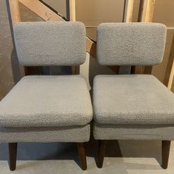 Pair Of Cushioned Chairs