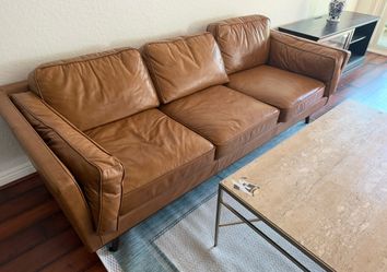 Leather couch