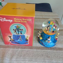 Disney snow globe, 100th anniversary