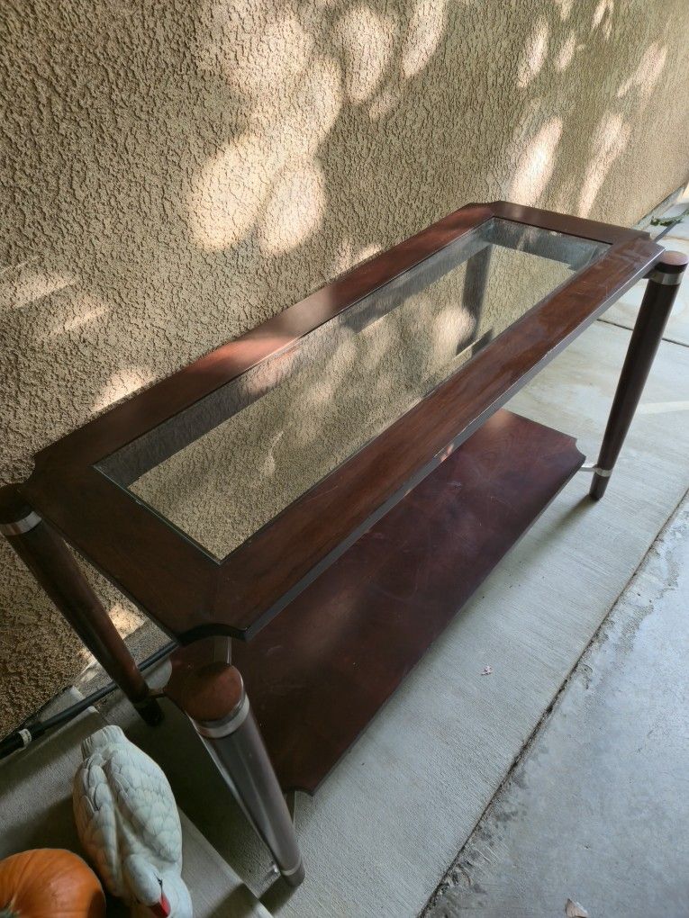 Brown Sofa Table 