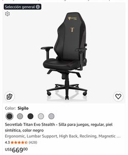 Silla para juegos