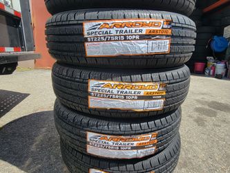 ST 225 75 15 TRAILER TIRES 10PLY LOAD RANGE E