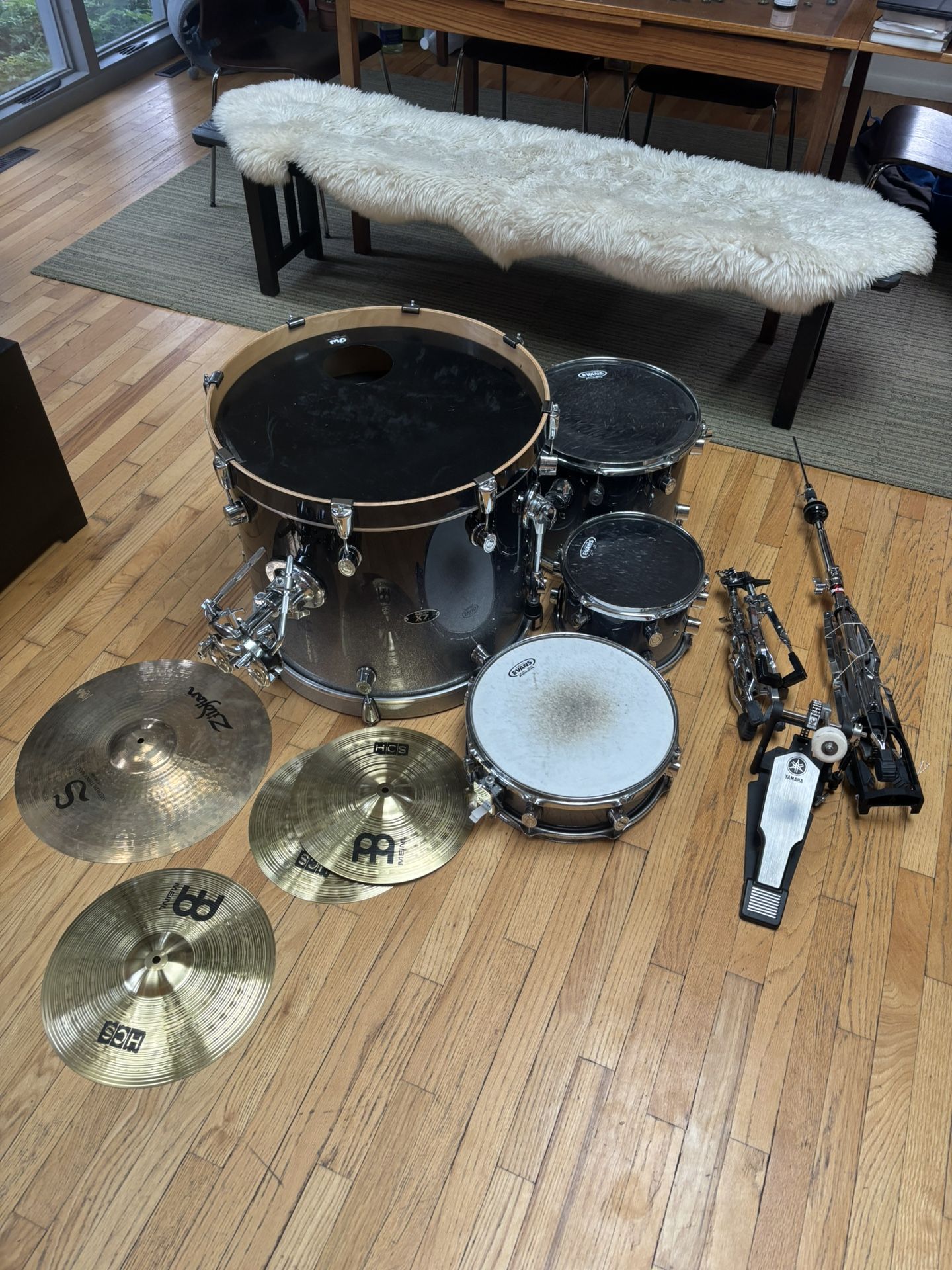 Used pdp x7 series drum set/great for beginners!
