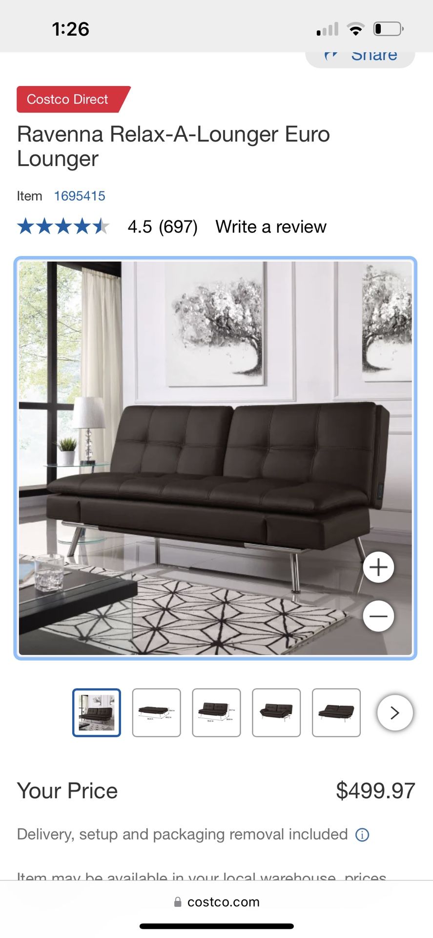 Sleeper Sofa With Outlet