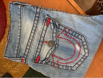 True Religion Red Stitch Jeans