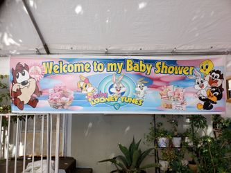 Baby shower Banner used once