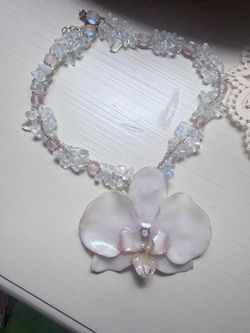 Collares de orquídeas naturales